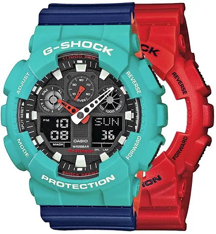 Casio SET GA-100B-4AER + BEZEL 10410475 + PASEK 10527467 - zdjęcie 1