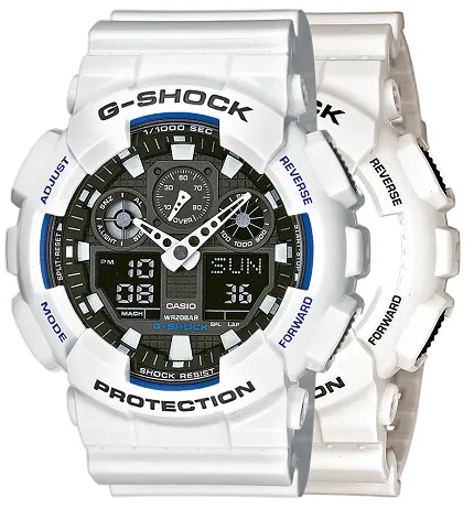 Casio SET GA-100B-7AER + BEZEL 10347600 + PASEK 10347710 - zdjęcie 1