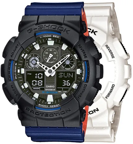 Casio SET GA-100B-7AER + BEZEL 10358741 + PASEK 10527467 - zdjęcie 1