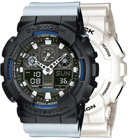 Casio SET GA-100B-7AER + BEZEL 10358741 + PASEK 10527469