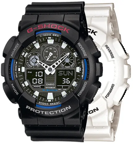 Casio SET GA-100B-7AER + BEZEL 10378531 + PASEK 10347688 - zdjęcie 1