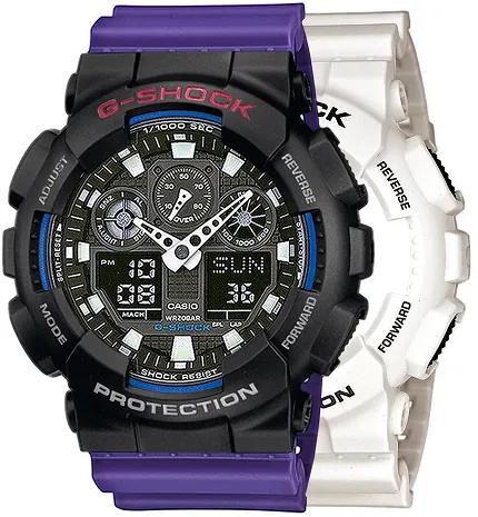 Casio SET GA-100B-7AER + BEZEL 10378531 + PASEK 10498156 - zdjęcie 1