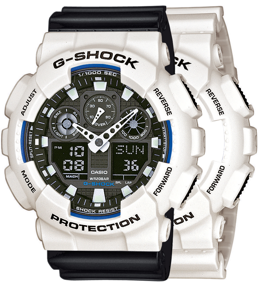 Casio SET GA-100B-7AER + BEZEL 10395292 + PASEK 10347688
