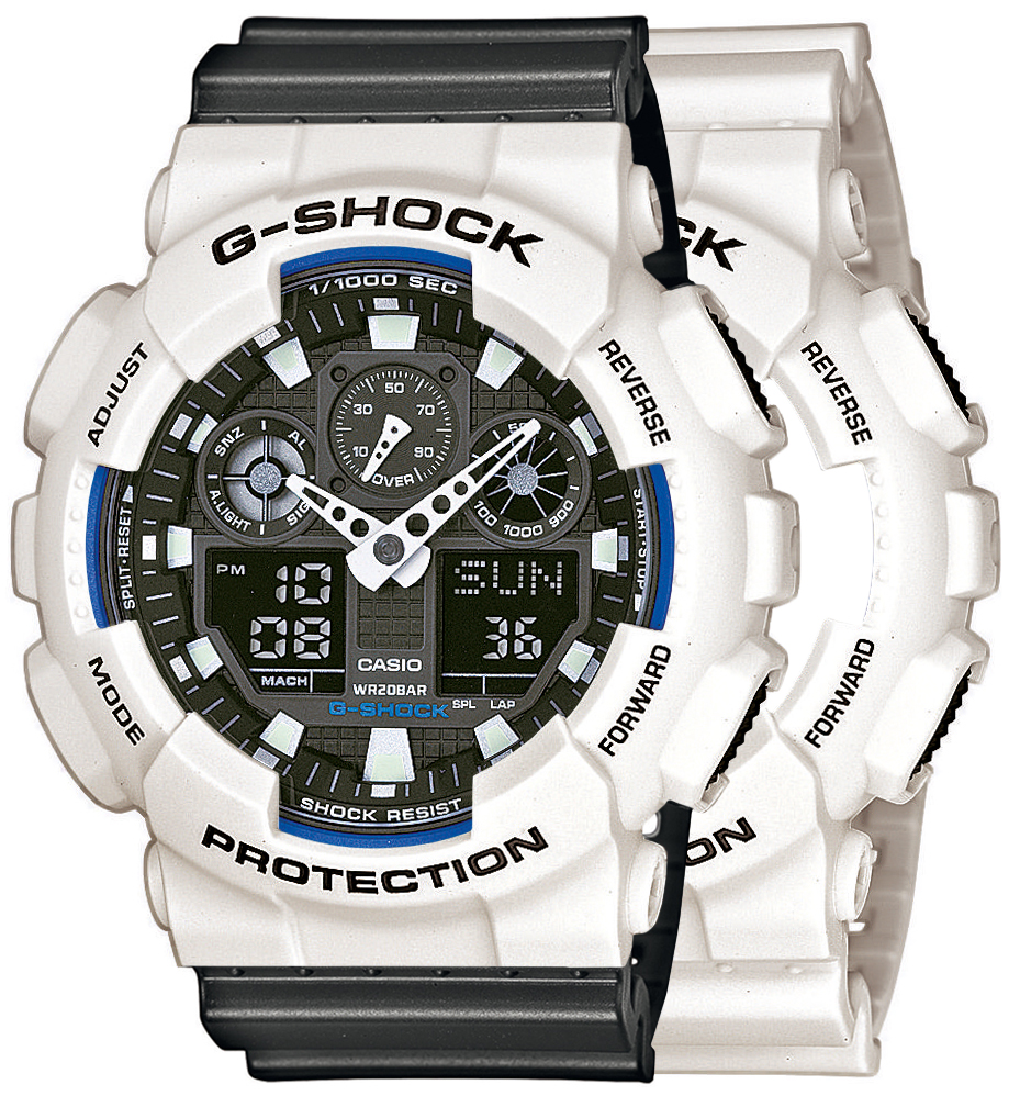 Casio SET GA-100B-7AER + BEZEL 10395292 + PASEK 10467764