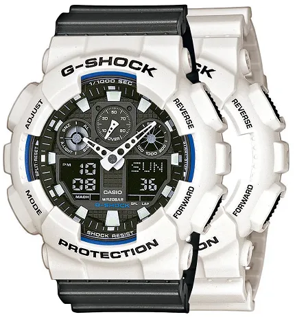 Casio SET GA-100B-7AER + BEZEL 10395292 + PASEK 10467764