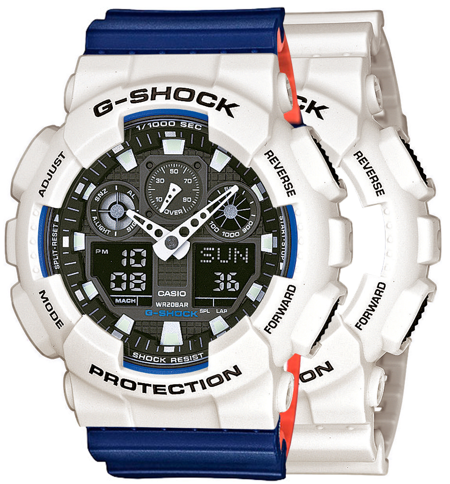 Casio SET GA-100B-7AER + BEZEL 10395292 + PASEK 10527467