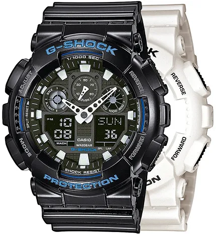 Casio SET GA-100B-7AER + BEZEL 10407691 + PASEK 10378391 - zdjęcie 1