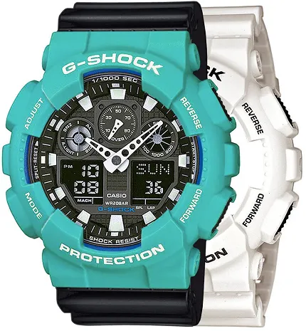 Casio SET GA-100B-7AER + BEZEL 10410475 + PASEK 10347688