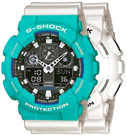 Casio SET GA-100B-7AER + BEZEL 10410475 + PASEK 10395227