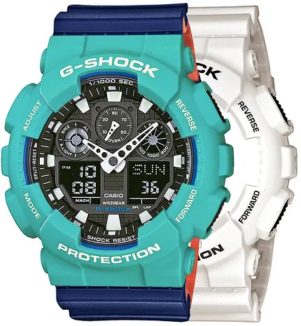 Casio SET GA-100B-7AER + BEZEL 10410475 + PASEK 10527467 - zdjęcie 1