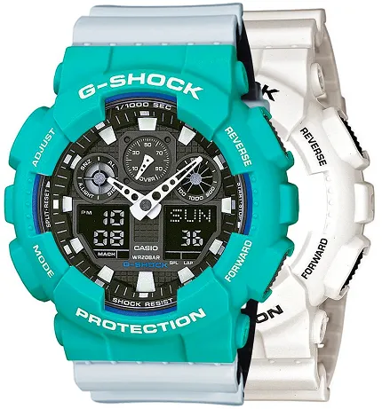 Casio SET GA-100B-7AER + BEZEL 10410475 + PASEK 10527469