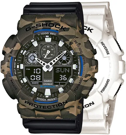 Casio SET GA-100B-7AER + BEZEL 10507070 + PASEK 10347688