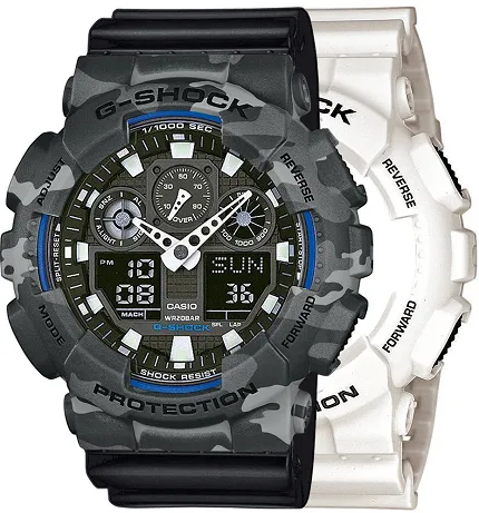 Casio SET GA-100B-7AER + BEZEL 10507071 + PASEK 10347688