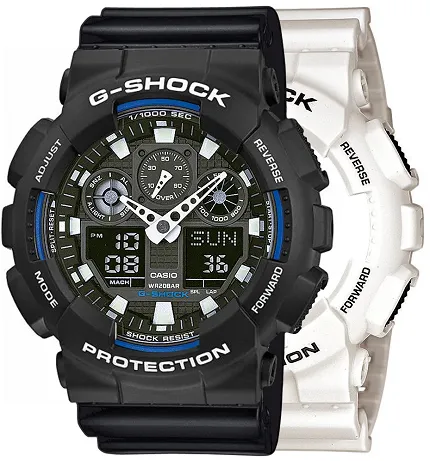 Casio SET GA-100B-7AER + BEZEL 10508136 + PASEK 10347688 - zdjęcie 1