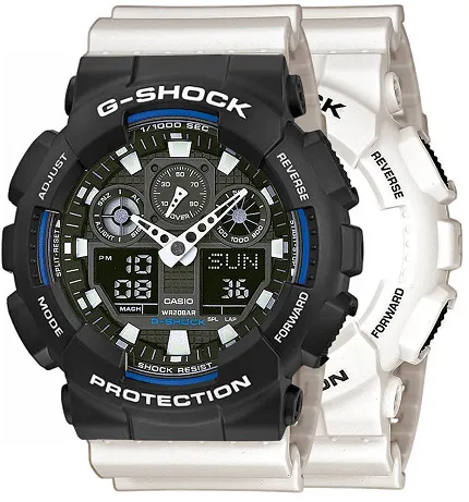Casio SET GA-100B-7AER + BEZEL 10508136 + PASEK 10395227