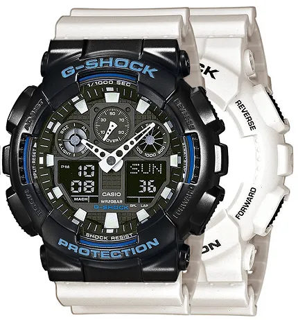 Casio SET GA-100B-7AER + BEZEL 10514393 + PASEK 10395227 - zdjęcie 1