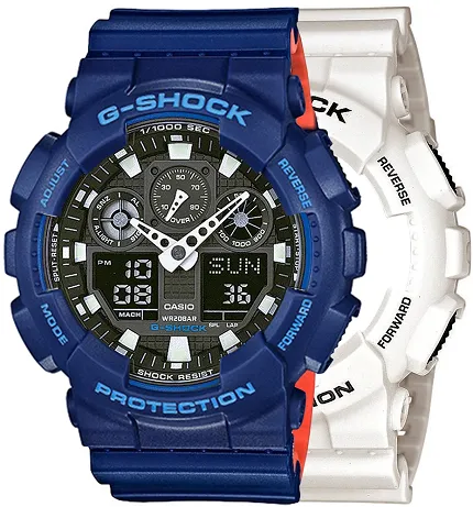 Casio SET GA-100B-7AER + BEZEL 10527398 + PASEK 10527467 - zdjęcie 1