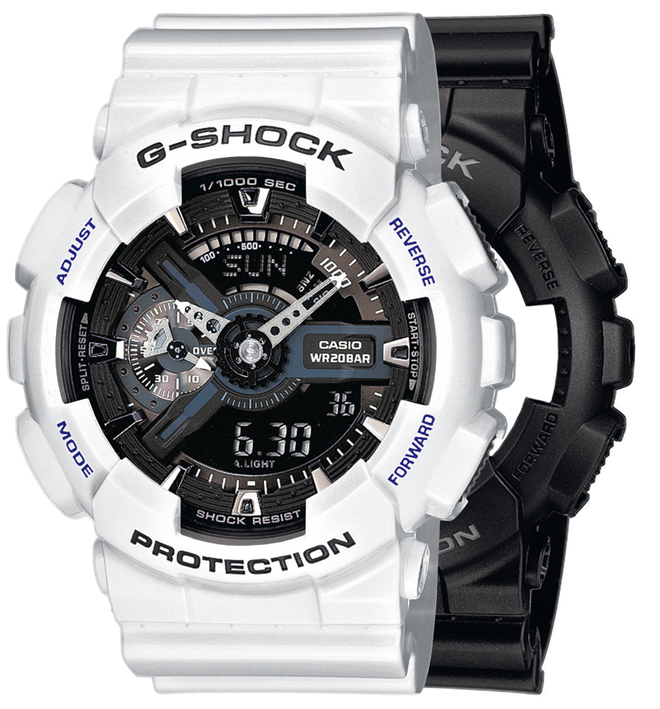  Casio G-SHOCK SET GA-110-1BER + BEZEL 10347600 + PASEK 10347710 
