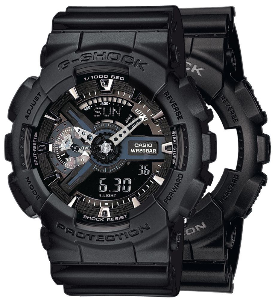 Casio SET GA-110-1BER + BEZEL 10358741 + PASEK 10347688