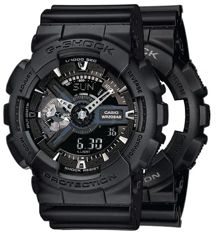 Casio SET GA-110-1BER + BEZEL 10358741 + PASEK 10347688