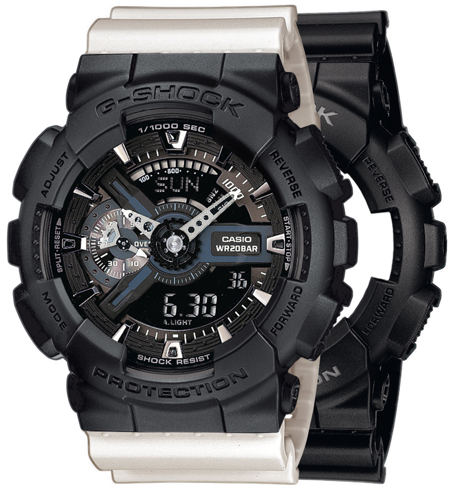 Casio SET GA-110-1BER + BEZEL 10358741 + PASEK 10395227