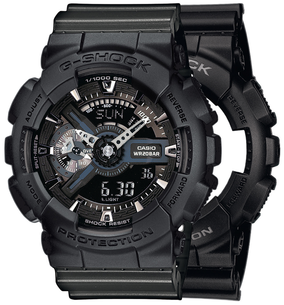 Casio SET GA-110-1BER + BEZEL 10358741 + PASEK 10467764 - miniatura 1