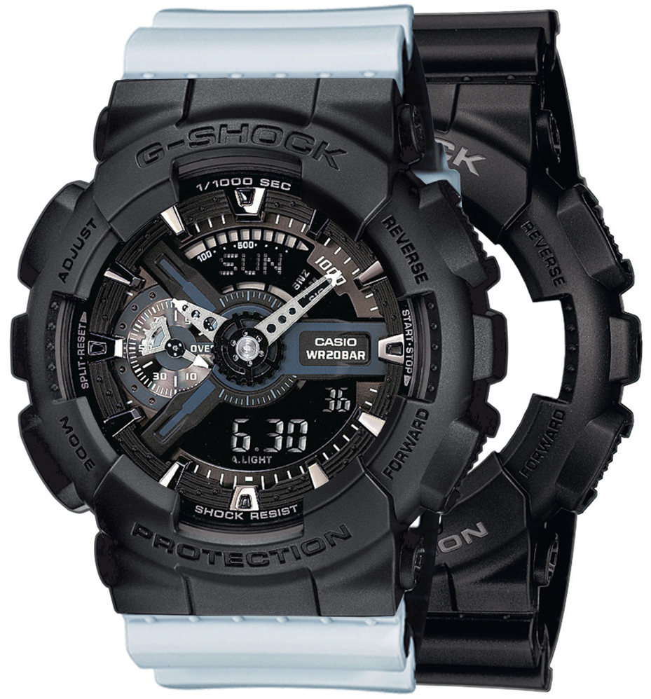Casio SET GA-110-1BER + BEZEL 10358741 + PASEK 10527469