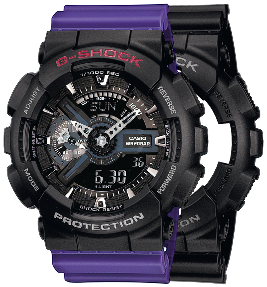 Casio SET GA-110-1BER + BEZEL 10378531 + PASEK 10498156