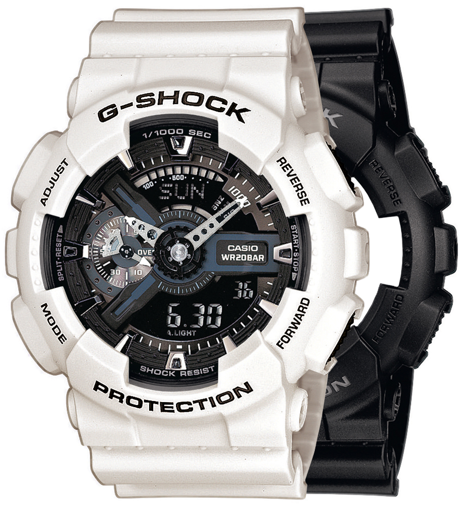 Casio SET GA-110-1BER + BEZEL 10395292 + PASEK 10395227