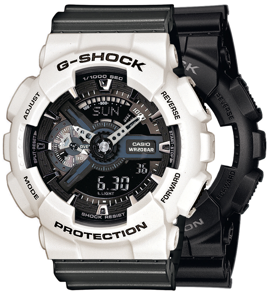 Casio SET GA-110-1BER + BEZEL 10395292 + PASEK 10467764