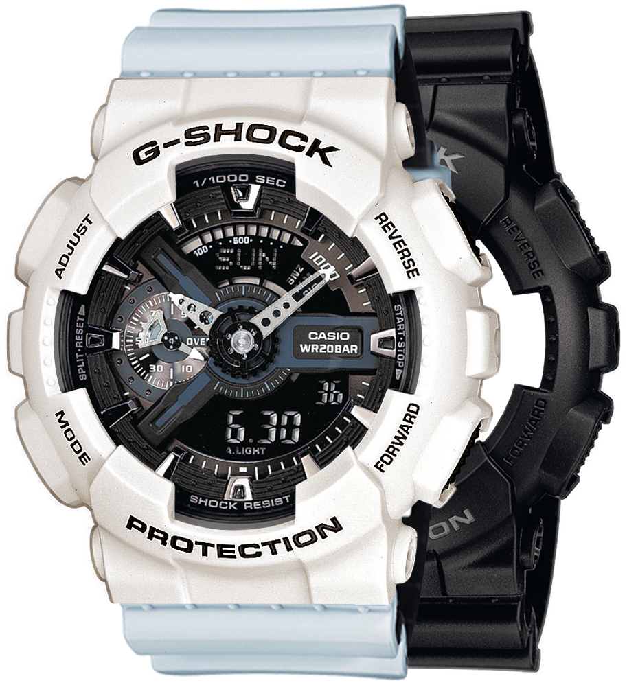 Casio SET GA-110-1BER + BEZEL 10395292 + PASEK 10527469 - miniatura 1
