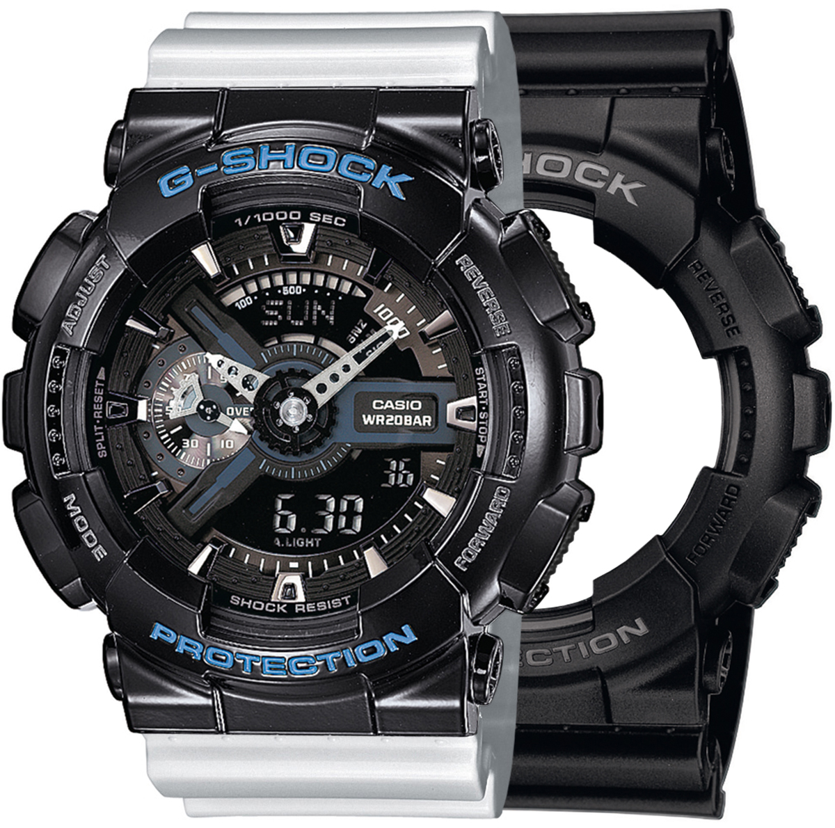 Casio SET GA-110-1BER + BEZEL 10407691 + PASEK 10347710 - miniatura 1