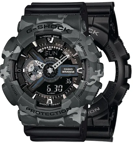 Casio SET GA-110-1BER + BEZEL 10507071 + PASEK 10347688