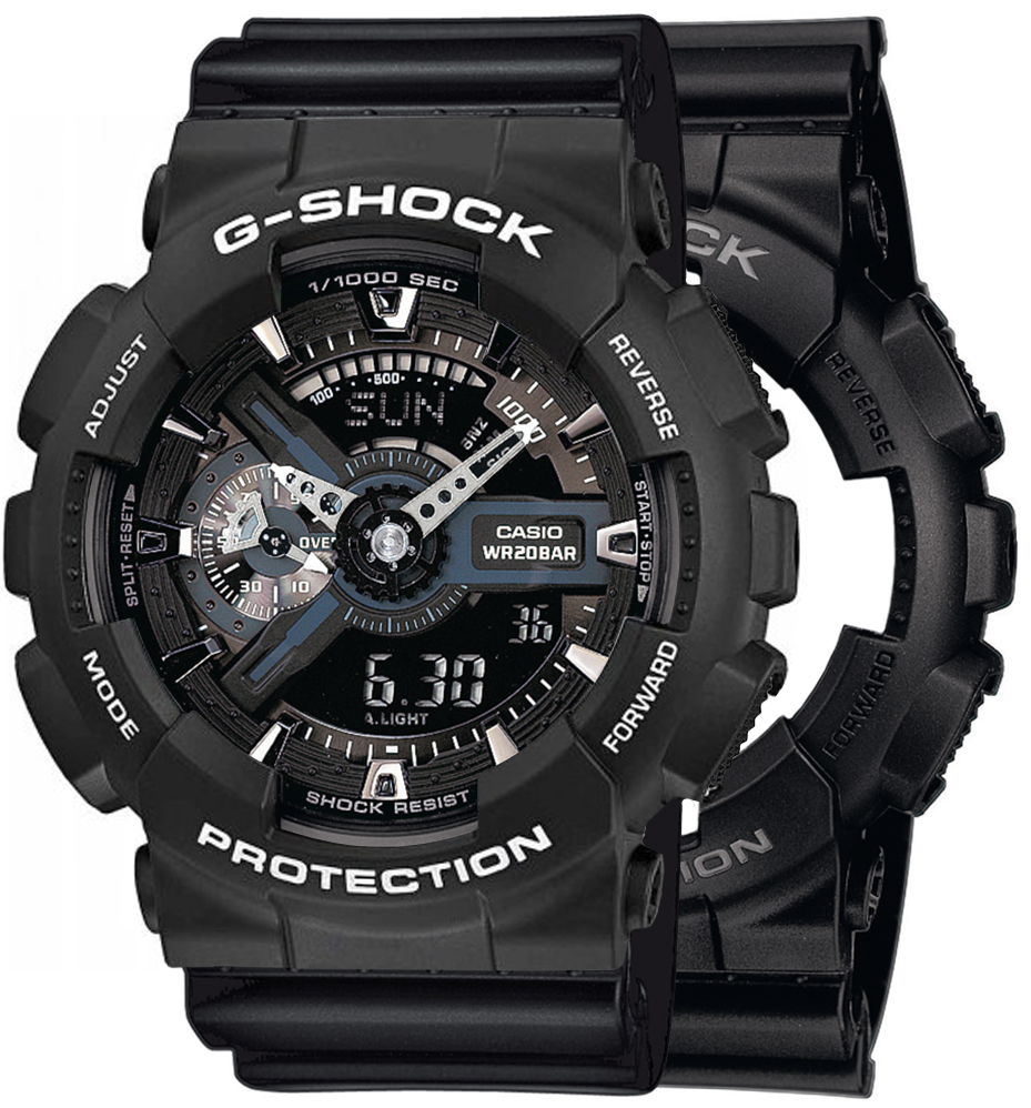 Casio SET GA-110-1BER + BEZEL 10508136 + PASEK 10347688