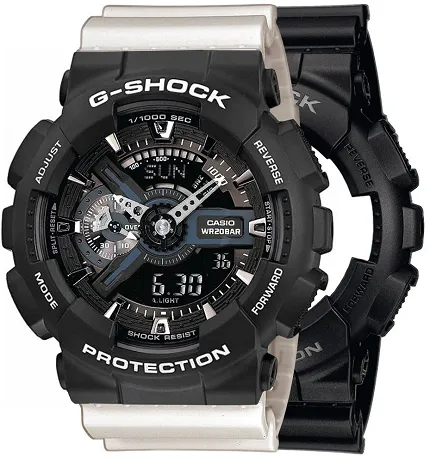 Casio SET GA-110-1BER + BEZEL 10508136 + PASEK 10395227