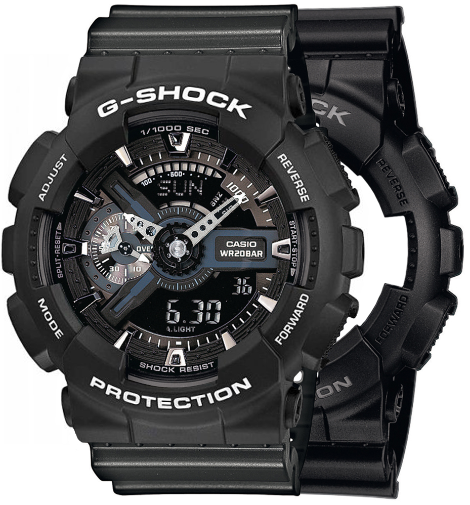 Casio SET GA-110-1BER + BEZEL 10508136 + PASEK 10467764