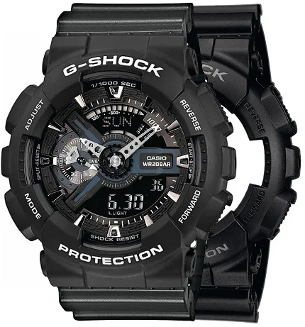 Casio SET GA-110-1BER + BEZEL 10508136 + PASEK 10467764