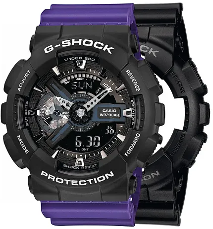 Casio SET GA-110-1BER + BEZEL 10508136 + PASEK 10498156