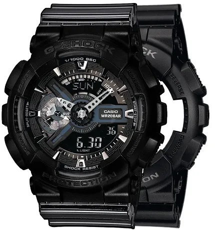 Casio SET GA-110-1BER + BEZEL 10523429 + PASEK 10378391
