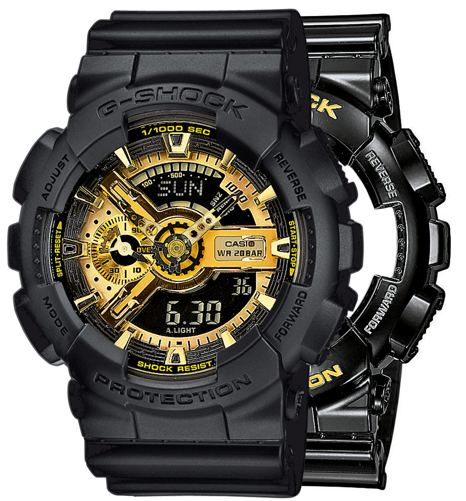 Casio SET GA-110GB-1AER + BEZEL 10358741 + PASEK 10347688
