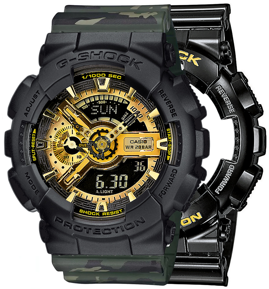  Casio G-SHOCK SET GA-110GB-1AER + BEZEL 10358741 + PASEK 10561429 