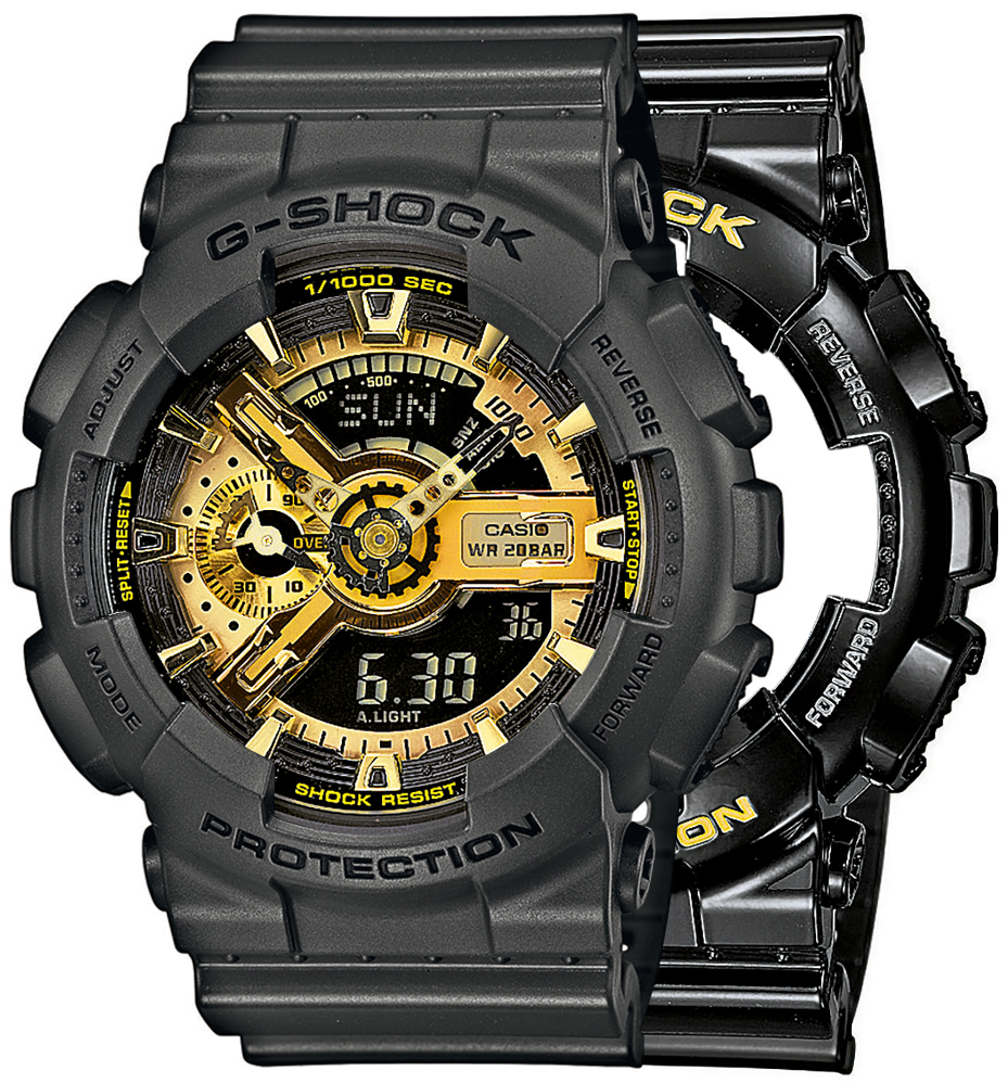  Casio G-SHOCK SET GA-110GB-1AER + BEZEL 10467795 + PASEK 10467764 