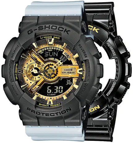 Casio SET GA-110GB-1AER + BEZEL 10467795 + PASEK 10527469 - zdjęcie 1