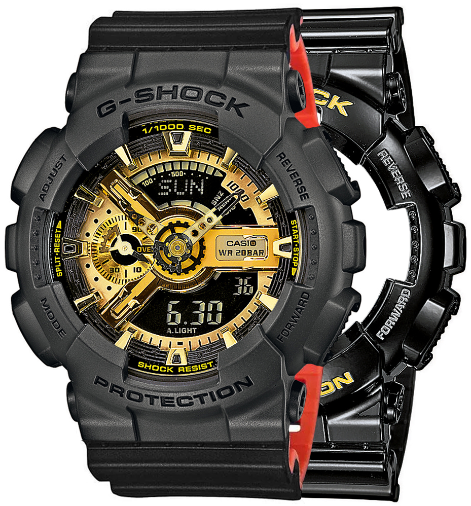 Casio SET GA-110GB-1AER + BEZEL 10467795 + PASEK 10577142 - miniatura 1