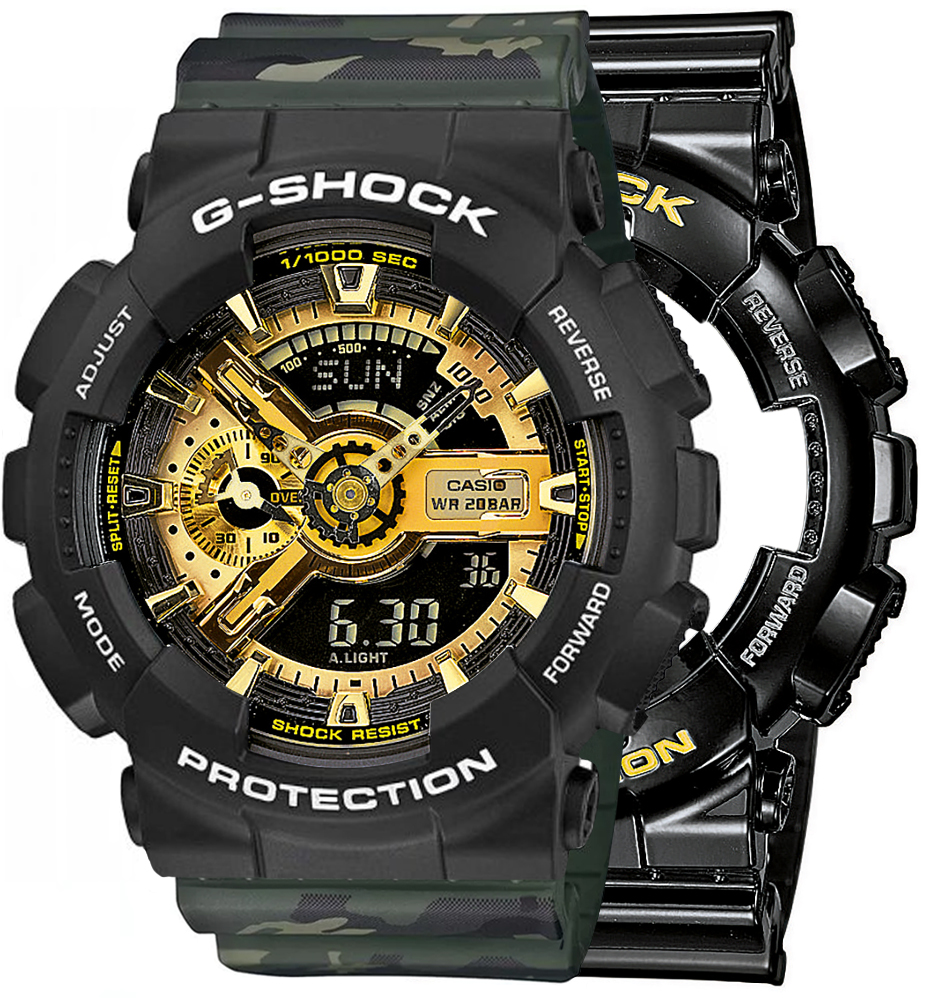  Casio G-SHOCK SET GA-110GB-1AER + BEZEL 10508136 + PASEK 10561429 