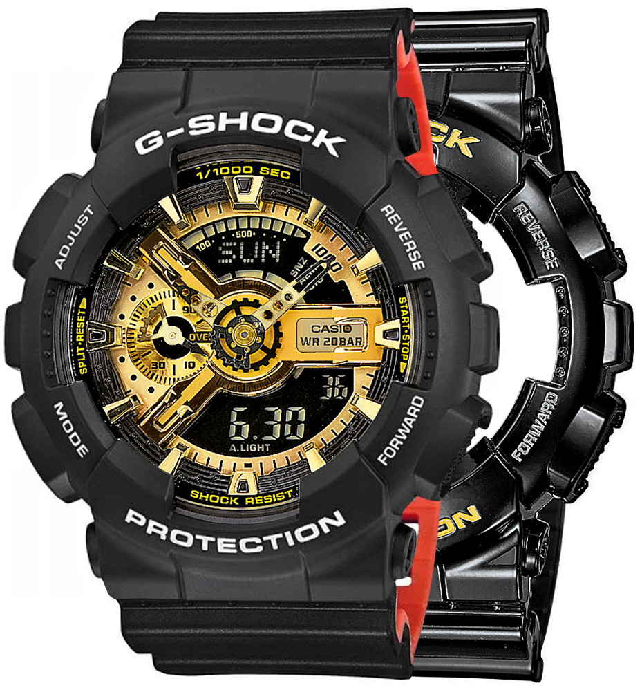Casio SET GA-110GB-1AER + BEZEL 10508136 + PASEK 10577142