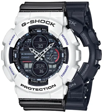 Casio SET GA-140-1A1ER + BEZEL 10347600 + PASEK 10378391 - zdjęcie 1