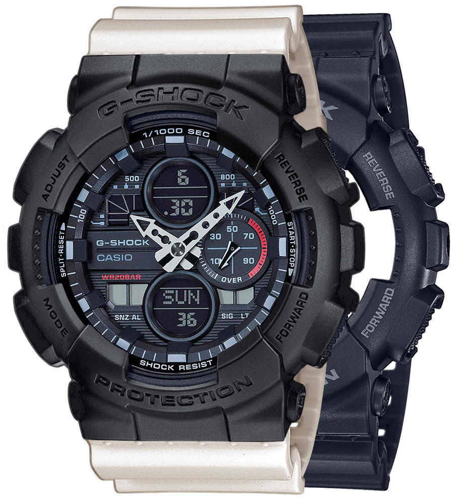 Casio SET GA-140-1A1ER + BEZEL 10358741 + PASEK 10395227