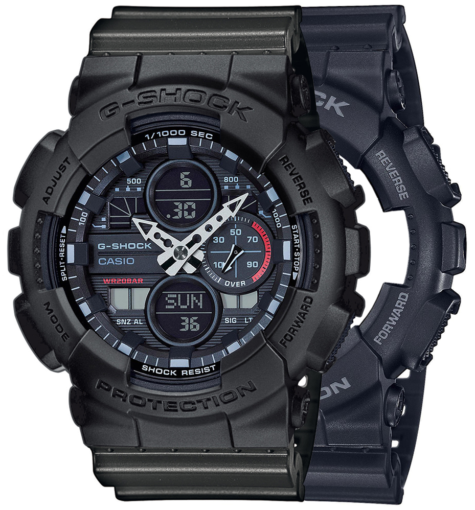 Casio SET GA-140-1A1ER + BEZEL 10358741 + PASEK 10467764