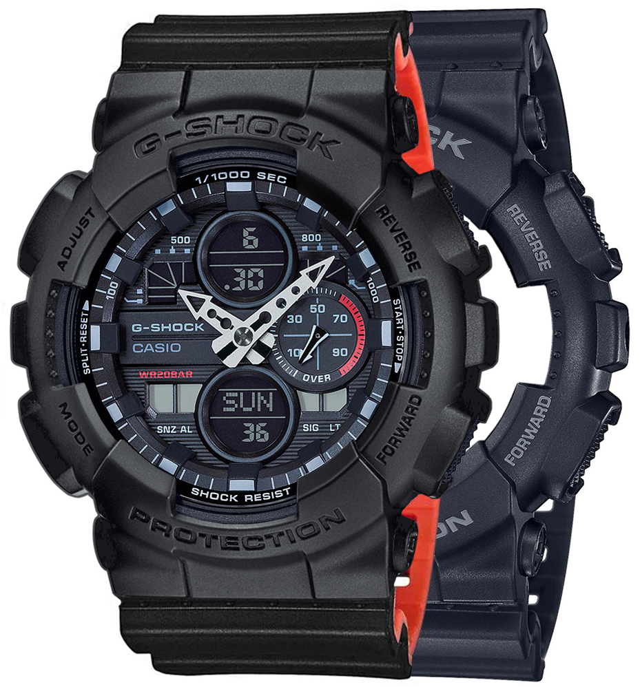Casio SET GA-140-1A1ER + BEZEL 10358741 + PASEK 10577142